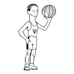 Basketball Coloring Pages