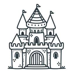 Castle Coloring Pages