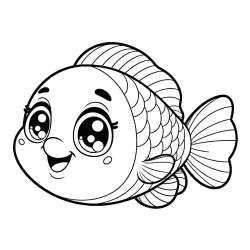 Coloring Pages of Fish