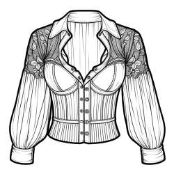 Dresses Coloring Pages