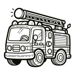 Fire Truck Coloring Pages