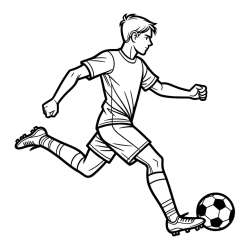 Soccer Coloring Pages
