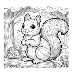 Forest Animals Coloring Pages