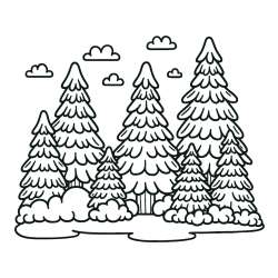 Forest Coloring Pages