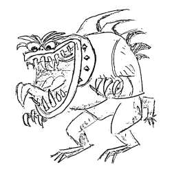 Monster Coloring Pages