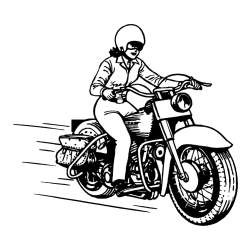 Motorcycle Coloring Pages