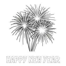 New Year’s Coloring Pages