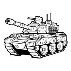 Tank Coloring Pages