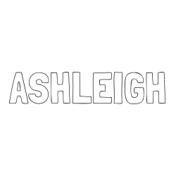 Online Created Coloring Page - ASHLEIGH Coloring Page