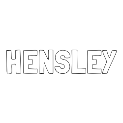 Online Created Coloring Page - HENSLEY Coloring Page