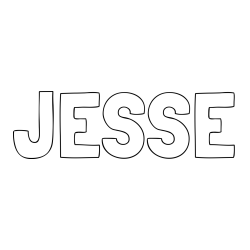Online Created Coloring Page - JESSE Coloring Page