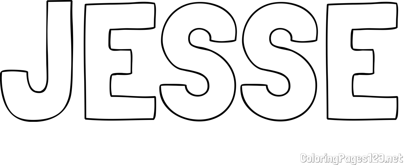 JESSE Coloring Page