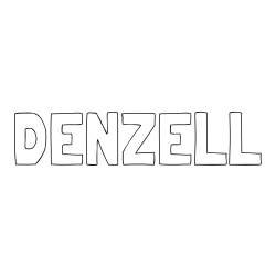 Online Created Coloring Page - DENZELL Coloring Page