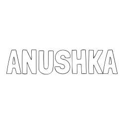 Online Created Coloring Page - ANUSHKA Coloring Page
