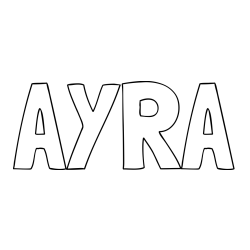 Online Created Coloring Page - AYRA Coloring Page