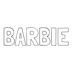 Online Created Coloring Page - BARBIE Coloring Page