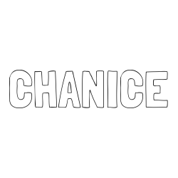 Online Created Coloring Page - CHANICE Coloring Page