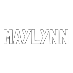 Online Created Coloring Page - MAYLYNN Coloring Page