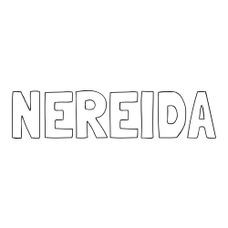 Online Created Coloring Page - NEREIDA Coloring Page