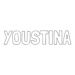 Online Created Coloring Page - YOUSTINA Coloring Page