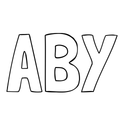 Online Created Coloring Page - ABY Coloring Page