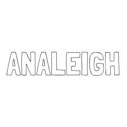 Online Created Coloring Page - ANALEIGH Coloring Page