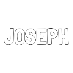 Online Created Coloring Page - JOSEPH Coloring Page