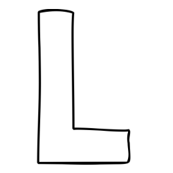 Online Created Coloring Page - L Coloring Page