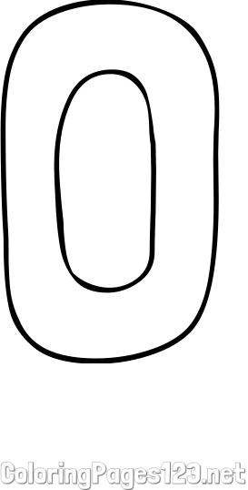 O Coloring Page