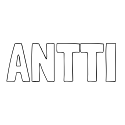 Online Created Coloring Page - ANTTI Coloring Page