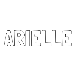 ARIELLE Coloring Page