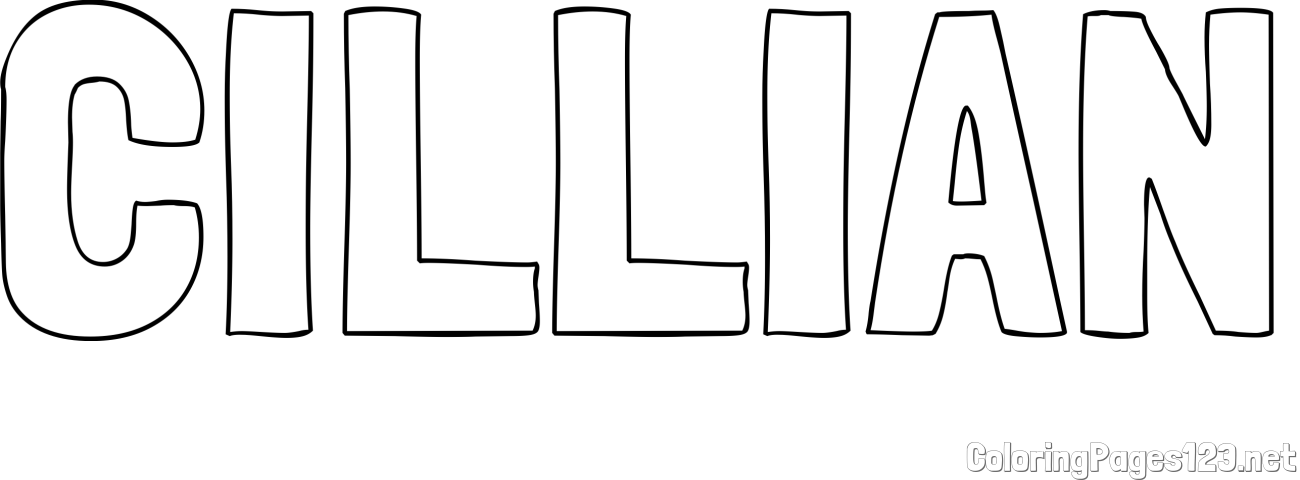 CILLIAN Coloring Page
