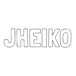 JHEIKO Coloring Page