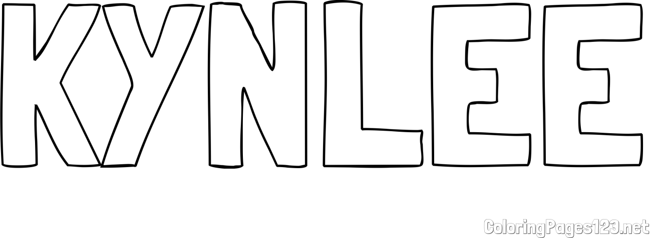 KYNLEE Coloring Page