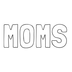 MOMS Coloring Page