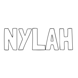 NYLAH Coloring Page