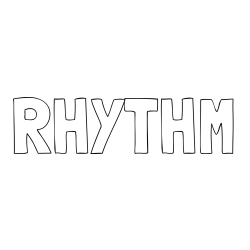RHYTHM Coloring Page