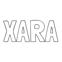 XARA Coloring Page