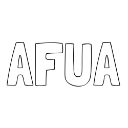 AFUA Coloring Page