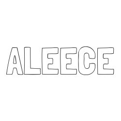 ALEECE Coloring Page