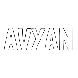 AVYAN Coloring Page