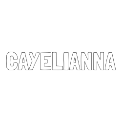 CAYELIANNA Coloring Page