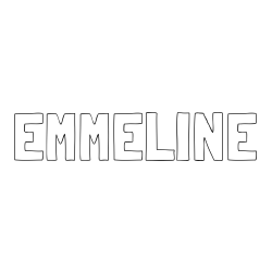 EMMELINE Coloring Page