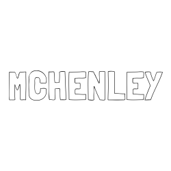 MCHENLEY Coloring Page