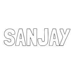 SANJAY Coloring Page