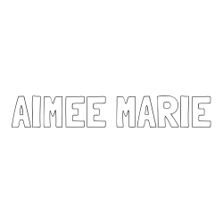 AIMEE MARIE Coloring Page