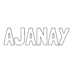 Online Created Coloring Page - AJANAY Coloring Page