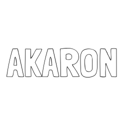Online Created Coloring Page - AKARON Coloring Page