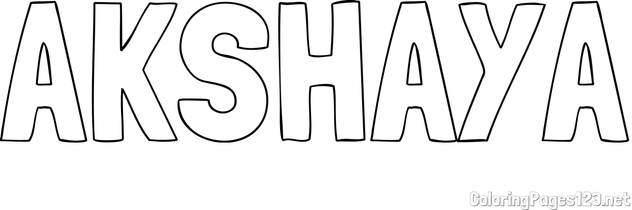 AKSHAYA Coloring Page
