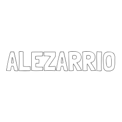 Online Created Coloring Page - ALEZARRIO Coloring Page